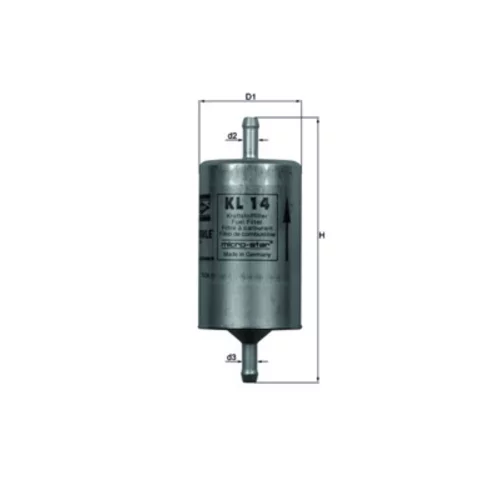 Palivový filter KNECHT KL 14 (KNECHT - Mahle) - obr. 2