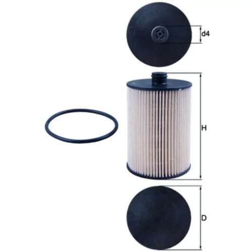 Palivový filter KNECHT KX 226D (KNECHT - Mahle) - obr. 2