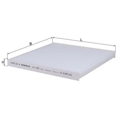 Filter vnútorného priestoru KNECHT LA 635 (KNECHT - Mahle) - obr. 1