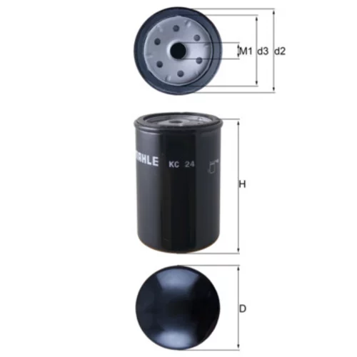 Palivový filter KNECHT KC 24 (KNECHT - Mahle) - obr. 2