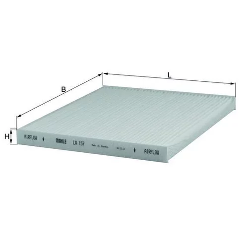 Filter vnútorného priestoru KNECHT LA 157 (KNECHT - Mahle) - obr. 1