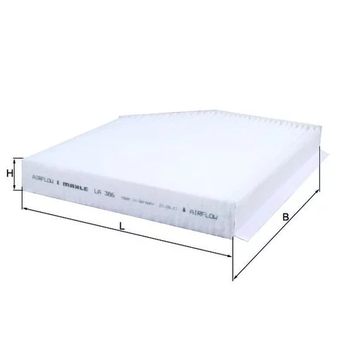 Filter vnútorného priestoru KNECHT LA 386 (KNECHT - Mahle) - obr. 1