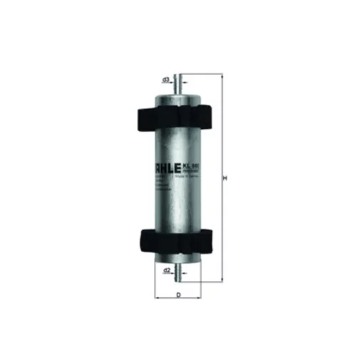 Palivový filter KNECHT KL 660 (KNECHT - Mahle) - obr. 2
