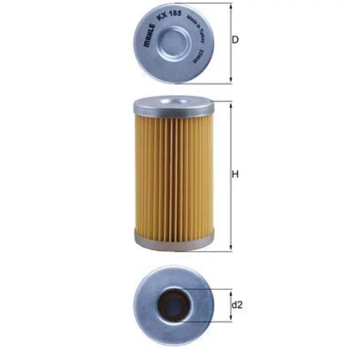 Palivový filter KNECHT KX 185