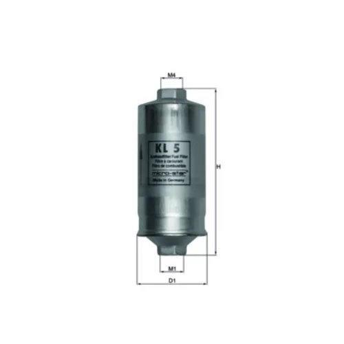 Palivový filter KNECHT KL 5 (KNECHT - Mahle) - obr. 2