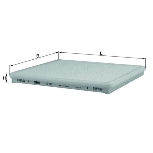Filter vnútorného priestoru KNECHT LA 95 (KNECHT - Mahle) - obr. 1