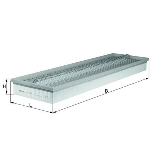 Vzduchový filter KNECHT LX 334 (KNECHT - Mahle)
