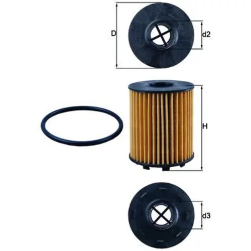 Olejový filter KNECHT OX 371D (KNECHT - Mahle) - obr. 2