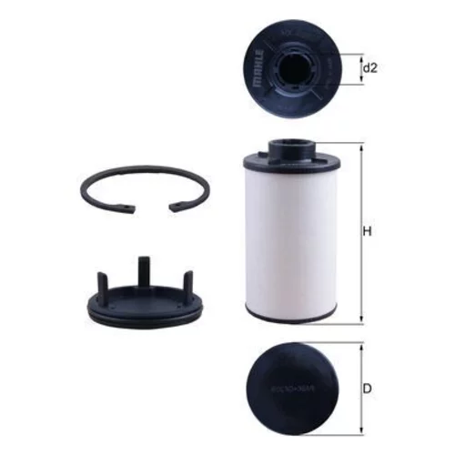 Hydraulický filter automatickej prevodovky KNECHT HX 286 KIT