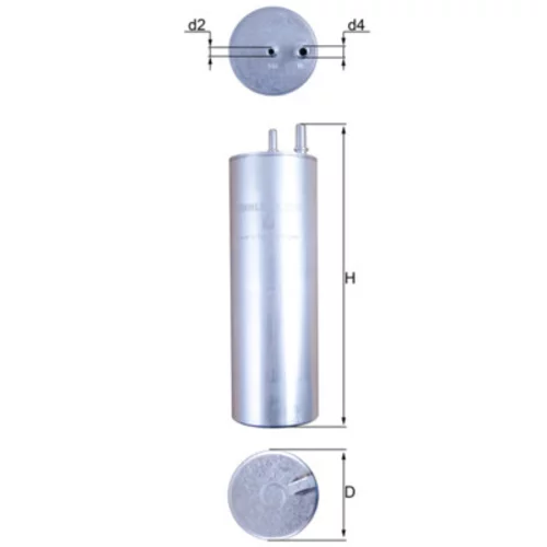 Palivový filter KNECHT KL 229/5 (KNECHT - Mahle) - obr. 2