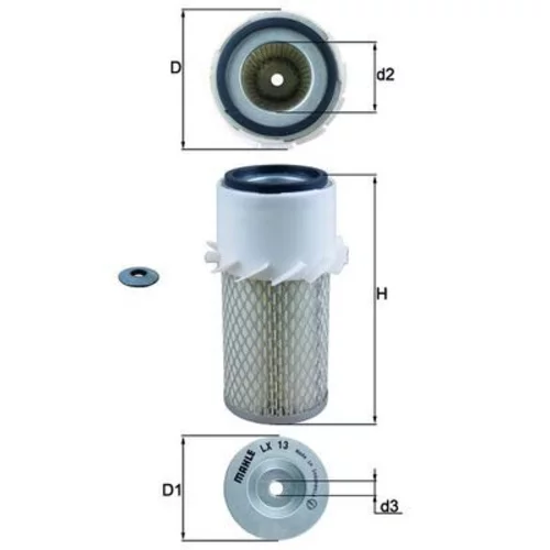 Vzduchový filter KNECHT LX 13