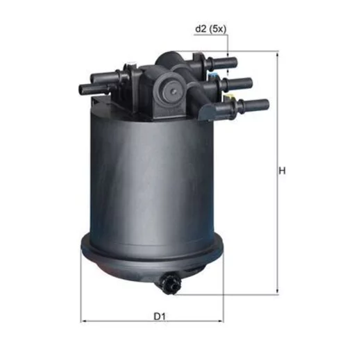 Palivový filter KNECHT KL 414 (KNECHT - Mahle) - obr. 2