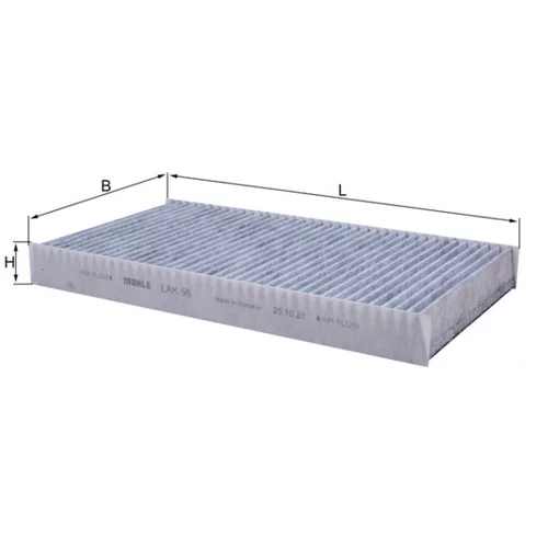 Filter vnútorného priestoru KNECHT LAK 56 (KNECHT - Mahle) - obr. 2