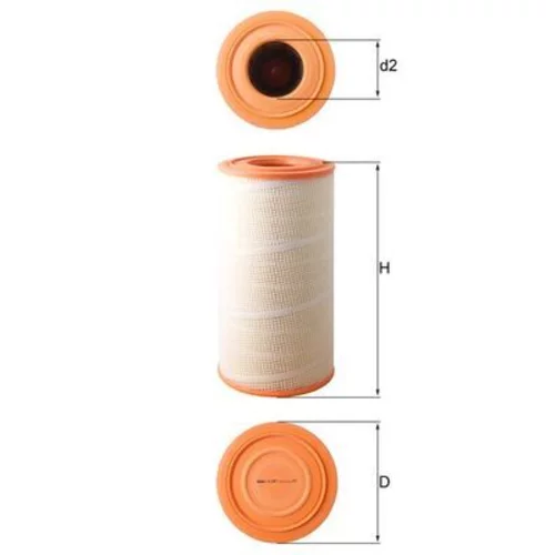 Vzduchový filter KNECHT LX 619/1