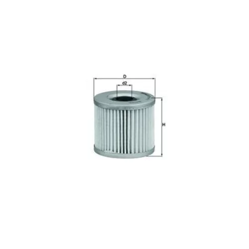 Olejový filter KNECHT OX 411 (KNECHT - Mahle) - obr. 2