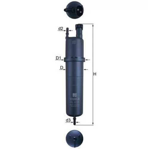 Palivový filter KNECHT KL 1131 (KNECHT - Mahle)
