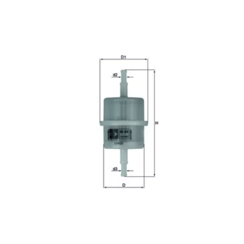 Palivový filter KNECHT KL 63 OF (KNECHT - Mahle) - obr. 2