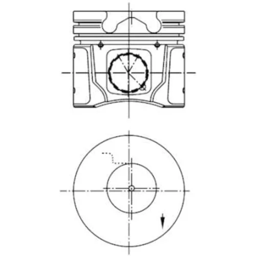 Piest KOLBENSCHMIDT 40014600