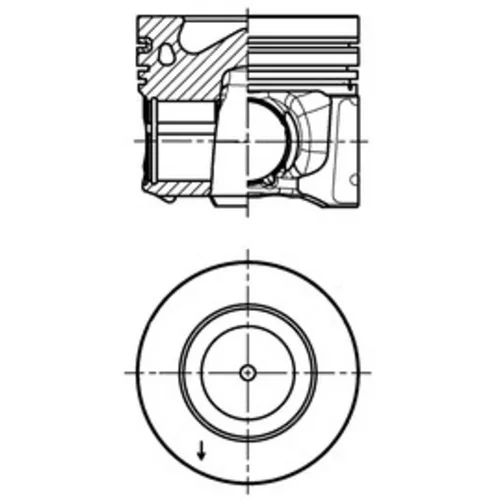 Piest 42030600 /Kolbenschmidt/ - obr. 2