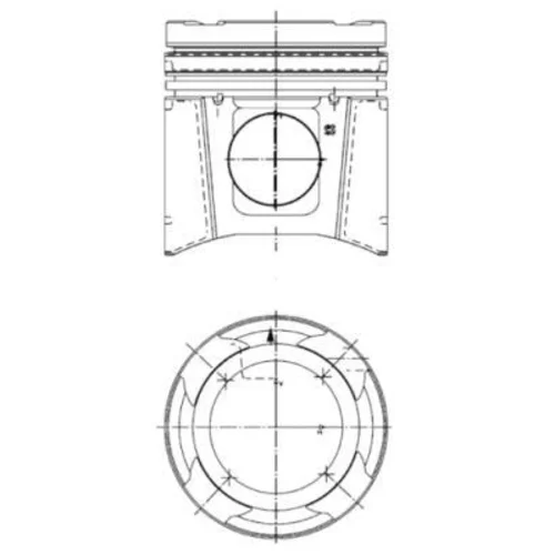 Piest 99703600 /Kolbenschmidt/