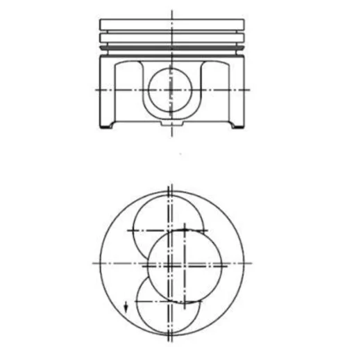 Piest 40092700 /Kolbenschmidt/