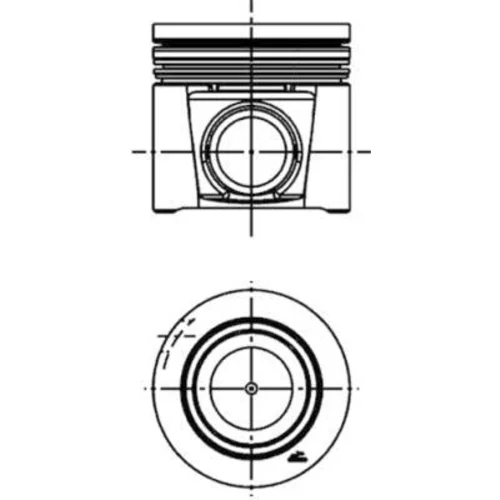 Piest KOLBENSCHMIDT 41707610