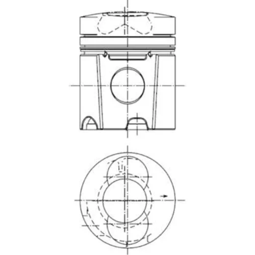 Piest 94528600 /Kolbenschmidt/