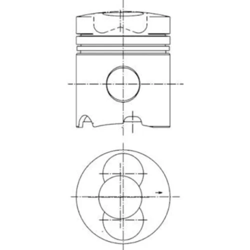 Piest 99343600 /Kolbenschmidt/