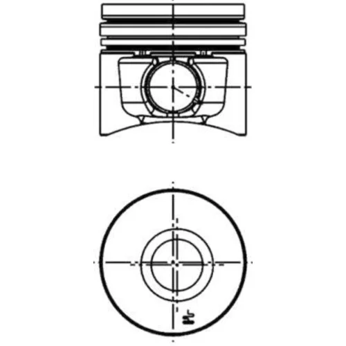 Piest KOLBENSCHMIDT 40101600