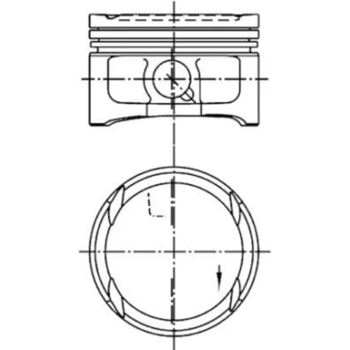 Piest 99563601 /Kolbenschmidt/ - obr. 2