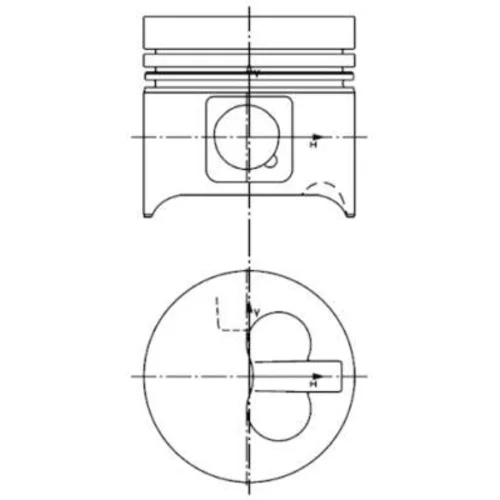 Piest 99879601 /Kolbenschmidt/ - obr. 1