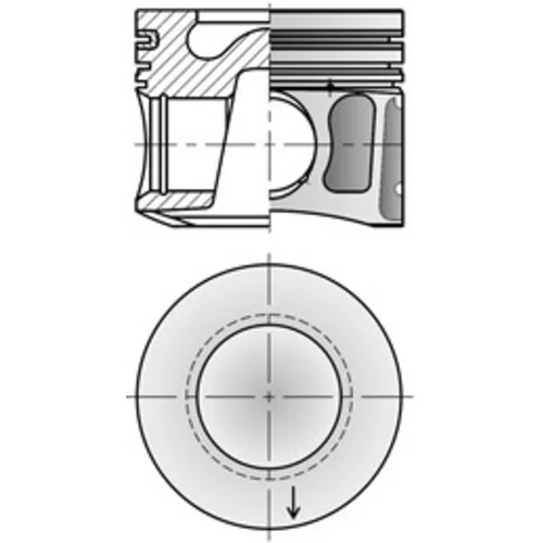 Piest Kolbenschmidt 41008600