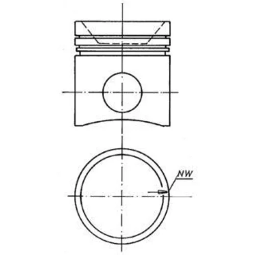 Piest KOLBENSCHMIDT 90256600