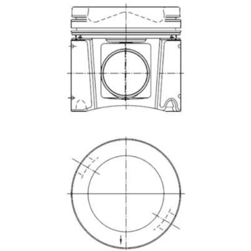 Piest 40448601 /Kolbenschmidt/ - obr. 2