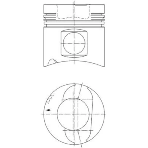 Piest KOLBENSCHMIDT 92052700