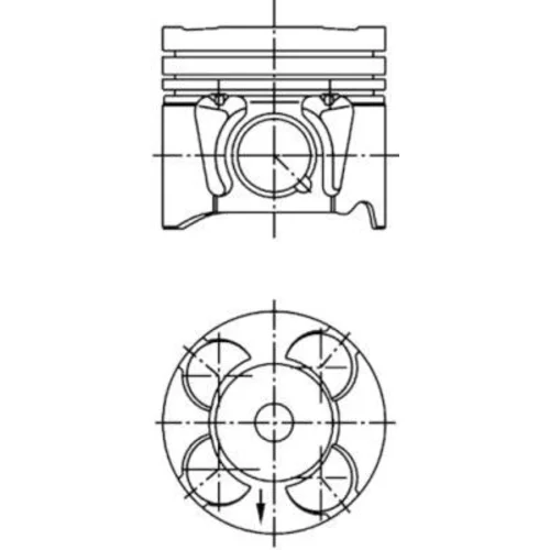 Piest KOLBENSCHMIDT 41660600