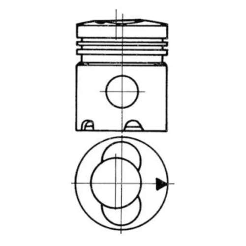 Piest KOLBENSCHMIDT 93535600