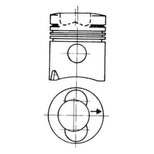 Piest KOLBENSCHMIDT 93280600