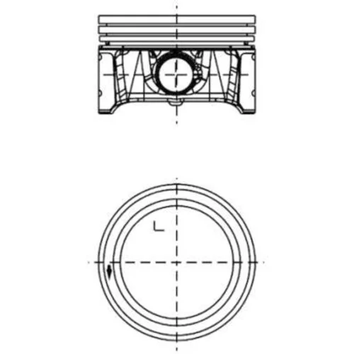 Piest 99913601 /Kolbenschmidt/ - obr. 2