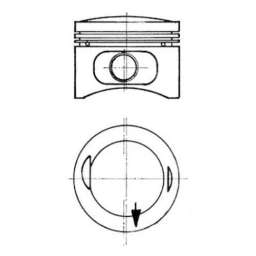 Piest 90716600/01 /Kolbenschmidt/