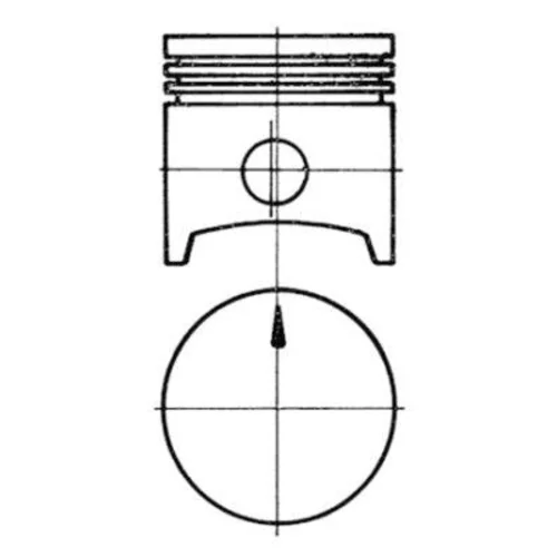 Piest KOLBENSCHMIDT 91322701