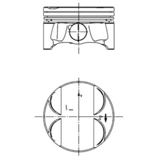 Piest KOLBENSCHMIDT 40085600