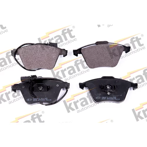 Sada brzdových platničiek kotúčovej brzdy KRAFT AUTOMOTIVE 6000078