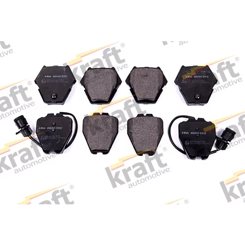 Sada brzdových platničiek kotúčovej brzdy KRAFT AUTOMOTIVE 6000392