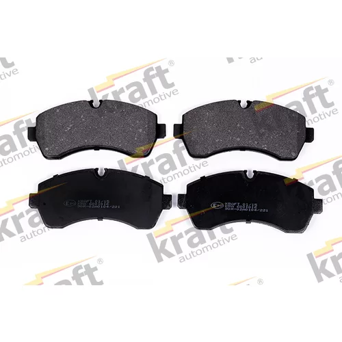 Sada brzdových platničiek kotúčovej brzdy KRAFT AUTOMOTIVE 6001016
