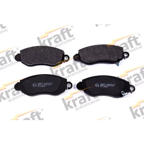 Sada brzdových platničiek kotúčovej brzdy KRAFT AUTOMOTIVE 6002110