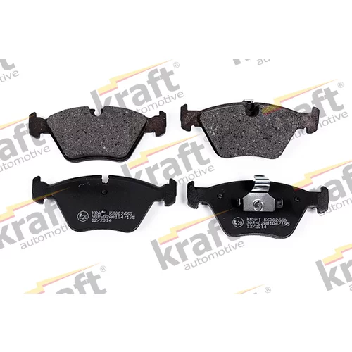 Sada brzdových platničiek kotúčovej brzdy KRAFT AUTOMOTIVE 6002660