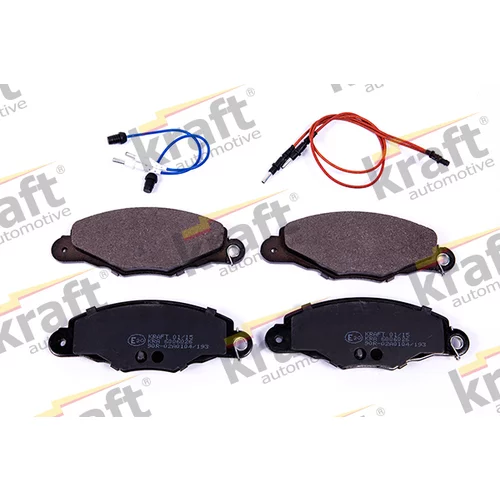 Sada brzdových platničiek kotúčovej brzdy KRAFT AUTOMOTIVE 6006026