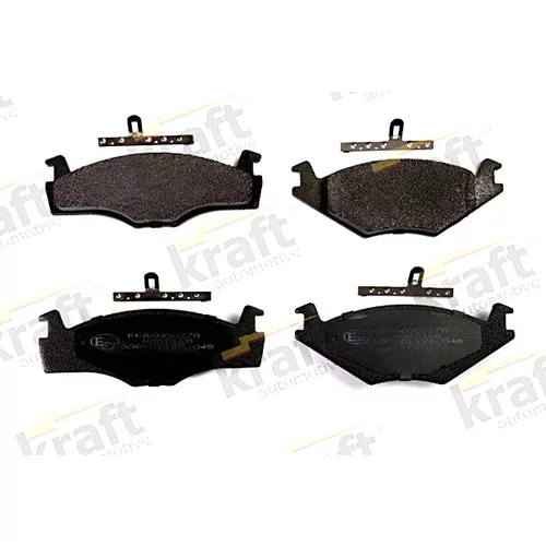 Sada brzdových platničiek kotúčovej brzdy KRAFT AUTOMOTIVE 6000270