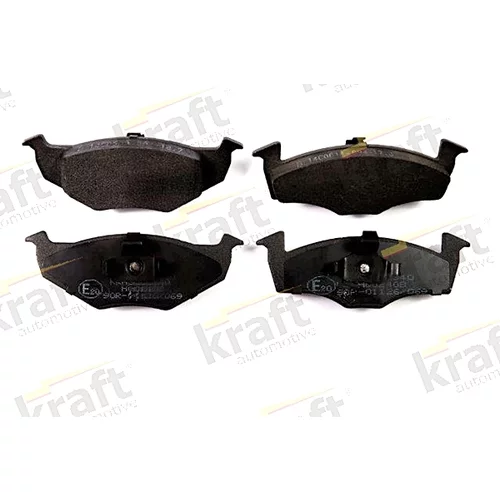 Sada brzdových platničiek kotúčovej brzdy KRAFT AUTOMOTIVE 6000340